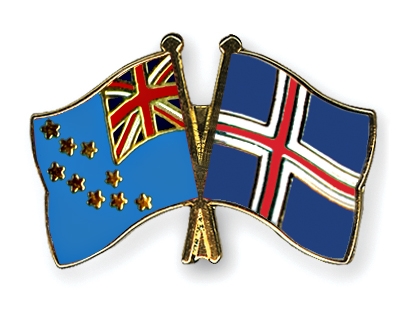 Fahnen Pins Tuvalu Island