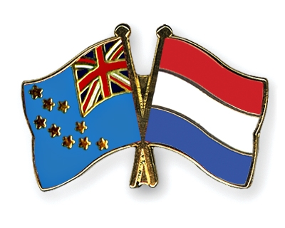 Fahnen Pins Tuvalu Niederlande