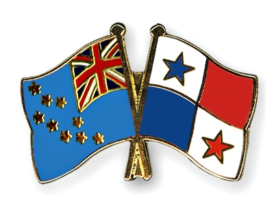 Fahnen Pins Tuvalu Panama