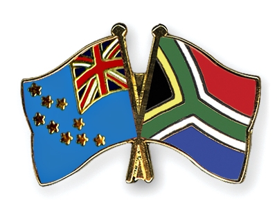 Fahnen Pins Tuvalu Sdafrika