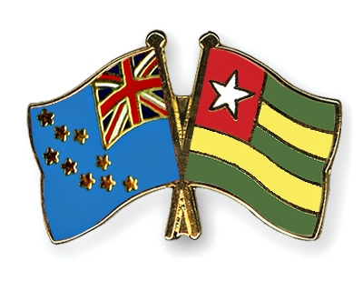 Fahnen Pins Tuvalu Togo