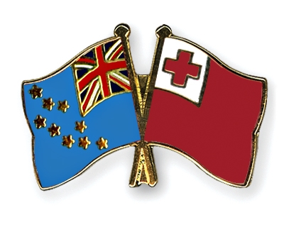 Fahnen Pins Tuvalu Tonga