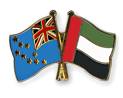 Fahnen Pins Tuvalu Ver-Arab-Emirate