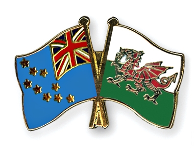 Fahnen Pins Tuvalu Wales