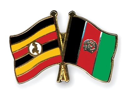 Fahnen Pins Uganda Afghanistan