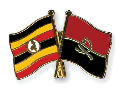 Fahnen Pins Uganda Angola