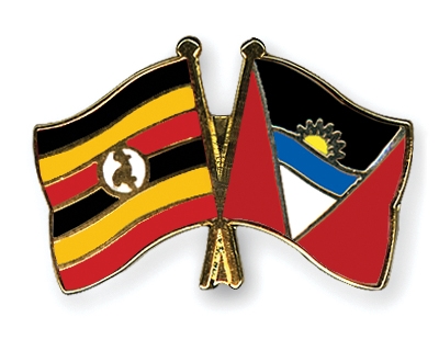 Fahnen Pins Uganda Antigua-und-Barbuda