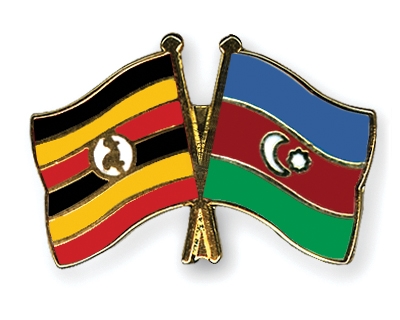 Fahnen Pins Uganda Aserbaidschan