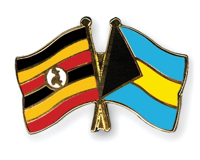 Fahnen Pins Uganda Bahamas