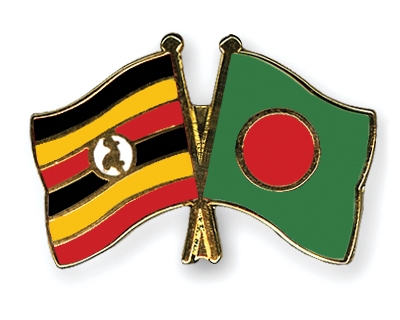 Fahnen Pins Uganda Bangladesch