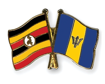 Fahnen Pins Uganda Barbados