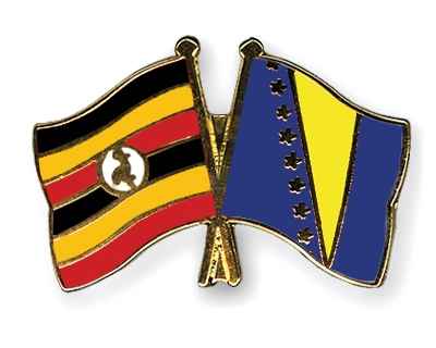 Fahnen Pins Uganda Bosnien-und-Herzegowina