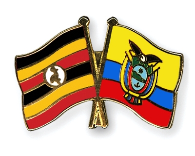 Fahnen Pins Uganda Ecuador