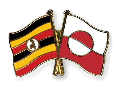 Fahnen Pins Uganda Grnland