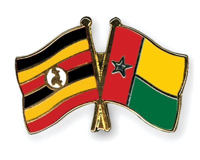 Fahnen Pins Uganda Guinea-Bissau