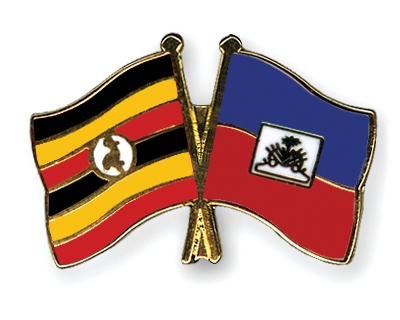 Fahnen Pins Uganda Haiti