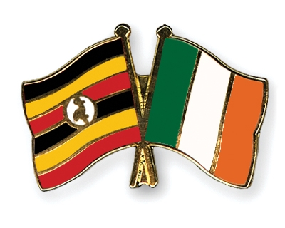 Fahnen Pins Uganda Irland