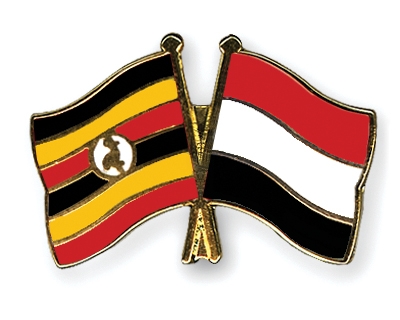 Fahnen Pins Uganda Jemen
