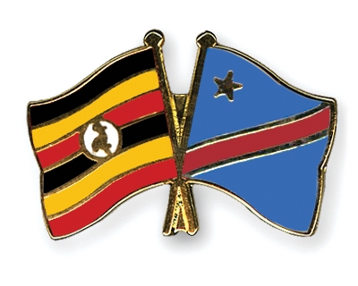Fahnen Pins Uganda Kongo-Demokratische-Republik