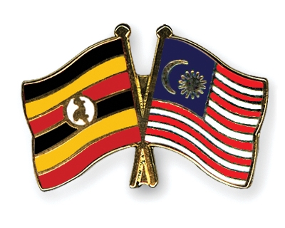 Fahnen Pins Uganda Malaysia