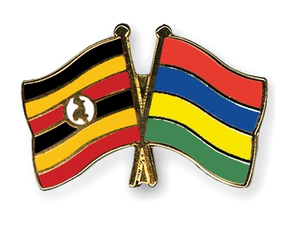 Fahnen Pins Uganda Mauritius