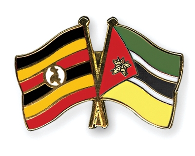Fahnen Pins Uganda Mosambik