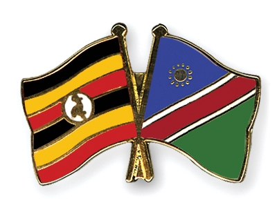 Fahnen Pins Uganda Namibia