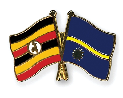 Fahnen Pins Uganda Nauru