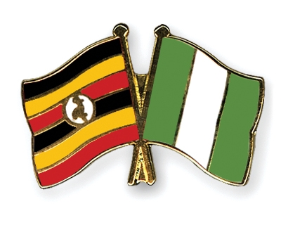 Fahnen Pins Uganda Nigeria