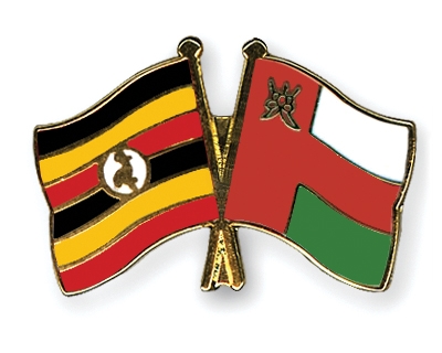 Fahnen Pins Uganda Oman