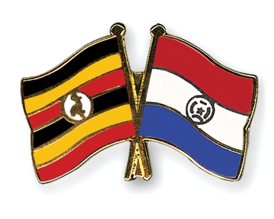 Fahnen Pins Uganda Paraguay