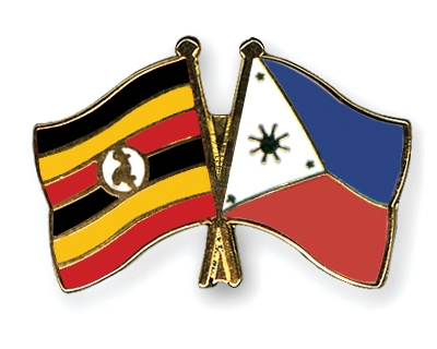 Fahnen Pins Uganda Philippinen