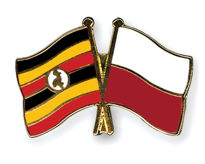 Fahnen Pins Uganda Polen