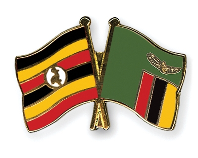 Fahnen Pins Uganda Sambia