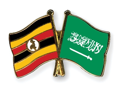 Fahnen Pins Uganda Saudi-Arabien