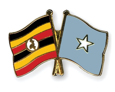 Fahnen Pins Uganda Somalia