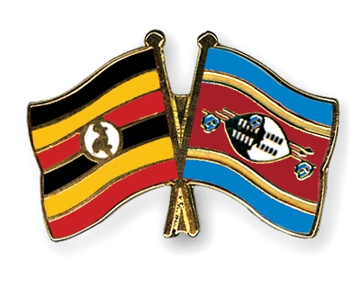 Fahnen Pins Uganda Swasiland