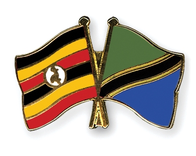 Fahnen Pins Uganda Tansania