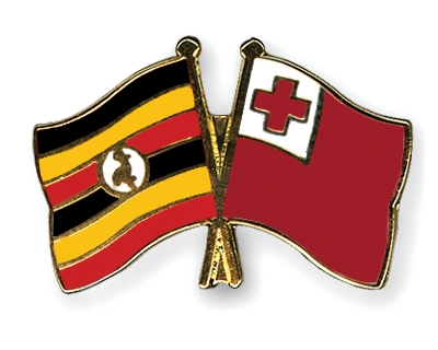 Fahnen Pins Uganda Tonga