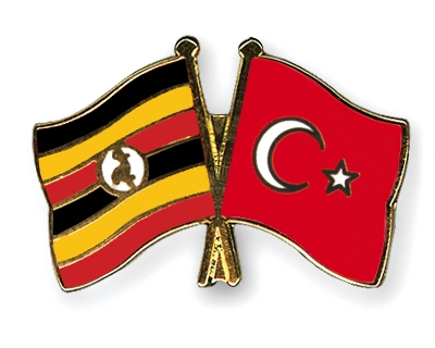 Fahnen Pins Uganda Trkei