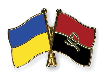 Fahnen Pins Ukraine Angola