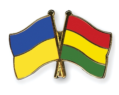 Fahnen Pins Ukraine Bolivien