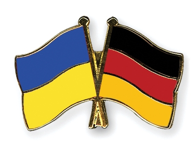 Fahnen Pins Ukraine Deutschland