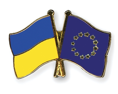 Fahnen Pins Ukraine Europa