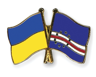 Fahnen Pins Ukraine Kap-Verde