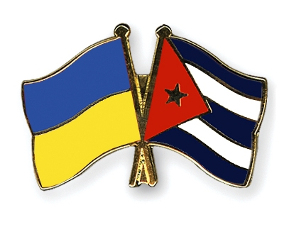 Fahnen Pins Ukraine Kuba