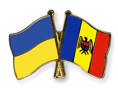 Fahnen Pins Ukraine Moldau