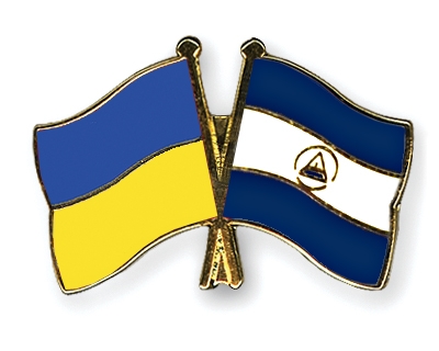 Fahnen Pins Ukraine Nicaragua