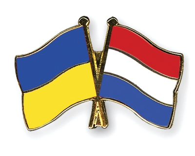 Fahnen Pins Ukraine Niederlande