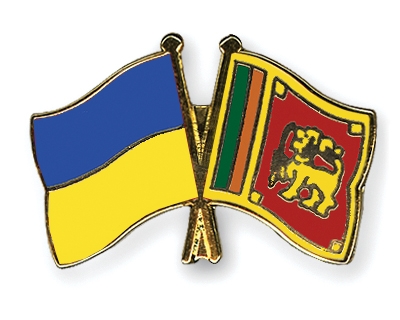 Fahnen Pins Ukraine Sri-Lanka